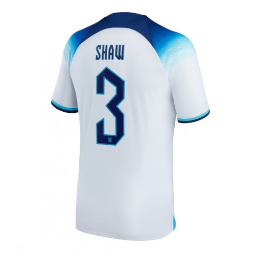 England Luke Shaw #3 Replica Home Shirt World Cup 2022 Short Sleeve